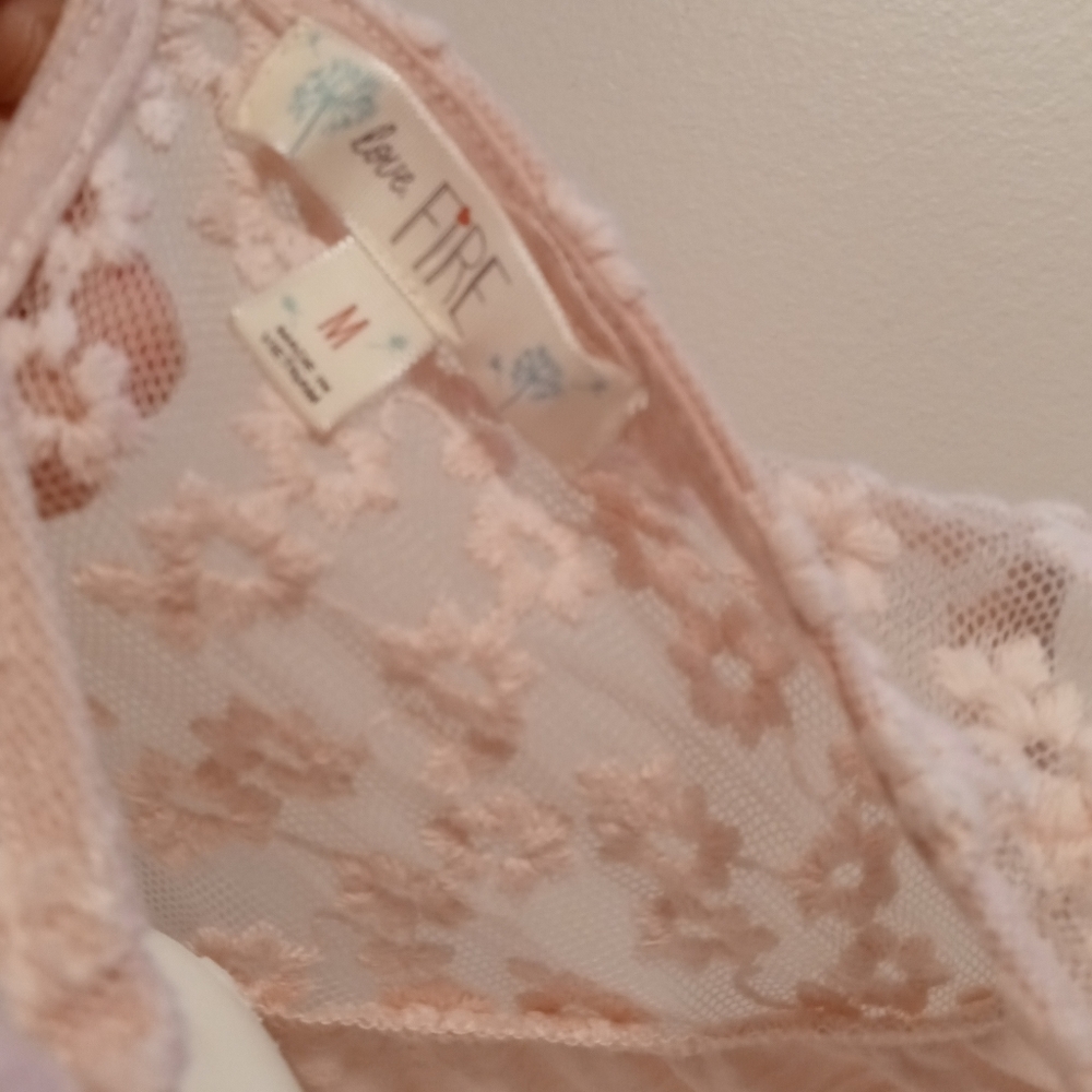 Love Fire pink/blush tank shirt - Picture 2 of 3